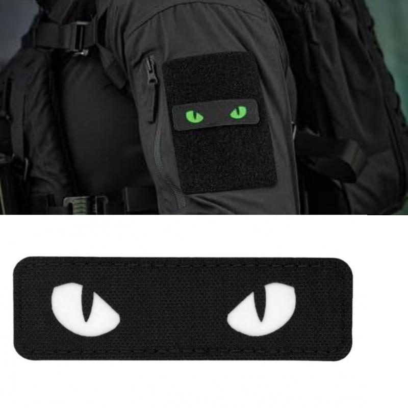 Rucksack Military Style - Écussons brodés militaires, écussons yeux de