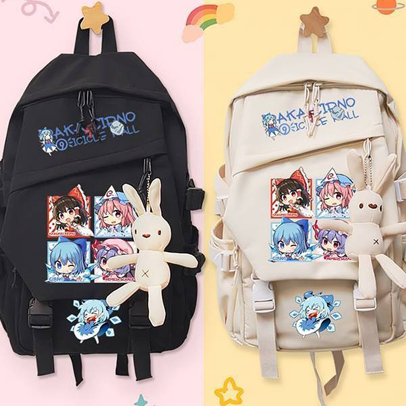 Touhou Project-Sac à Dos Noir  - School Backpack Teen avis et prix