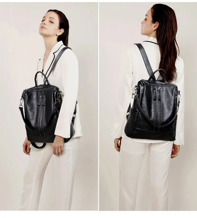 Sac à dos d'école en cuir soup - Mini Backpack Purse avis et prix