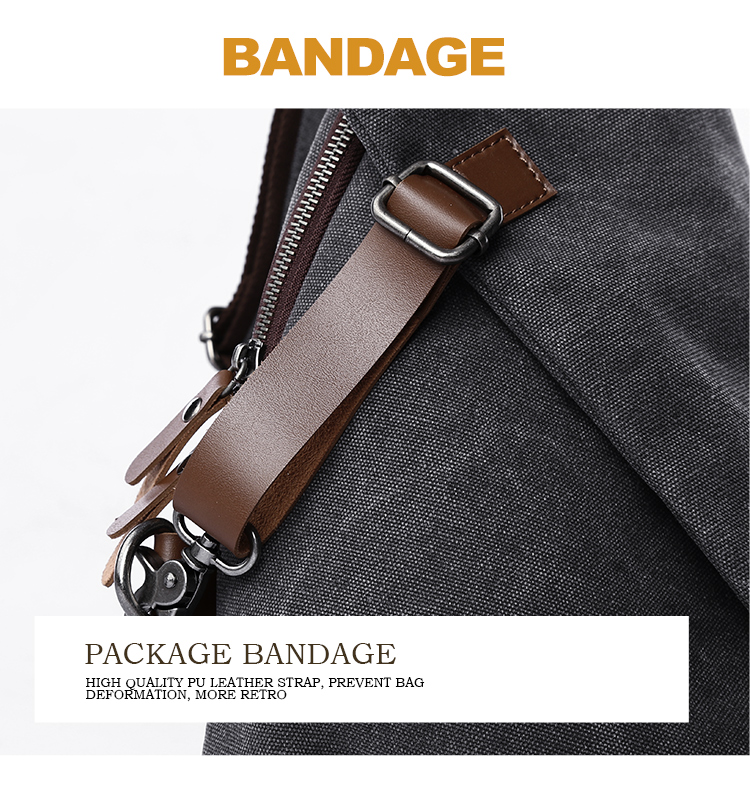 Sac à bandoulière en toile rét - Sling Backpack Shoulder avis et prix