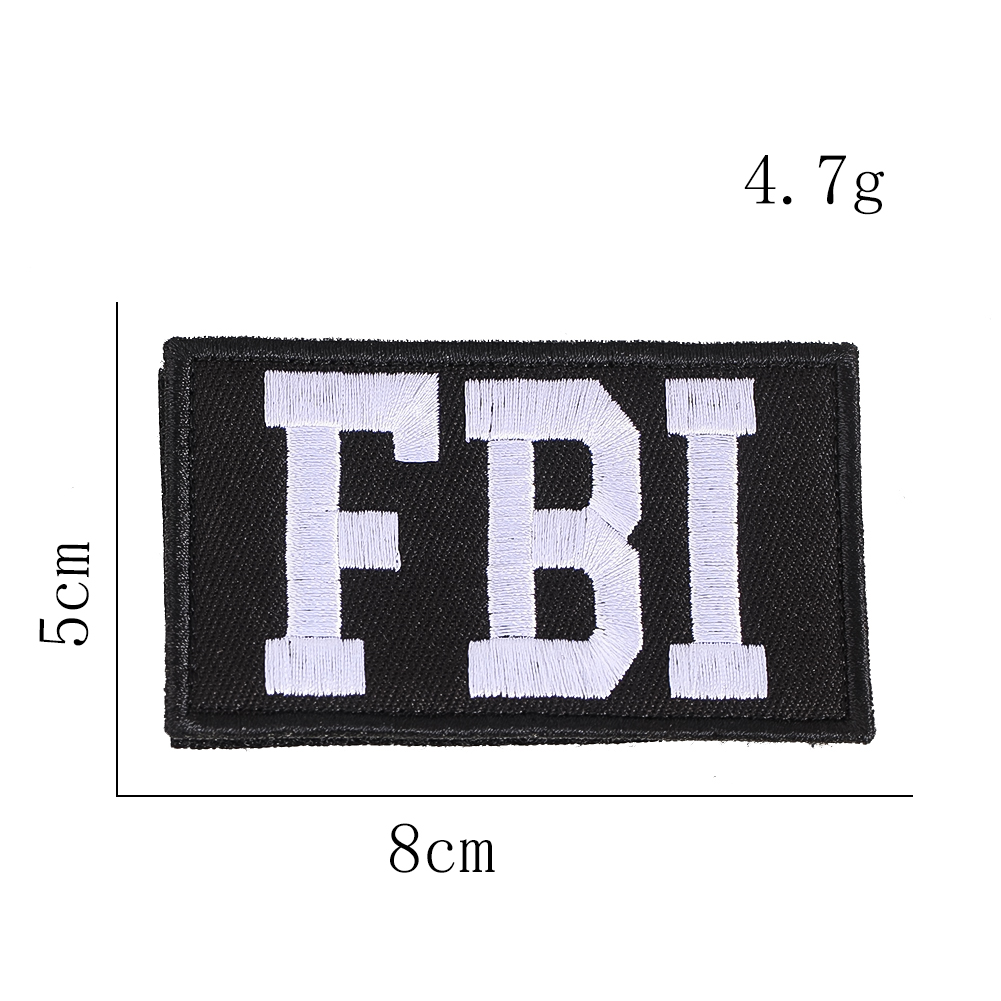 2 pièces de patchs FBI, emblèm - Urban Backpack Tactical avis et prix