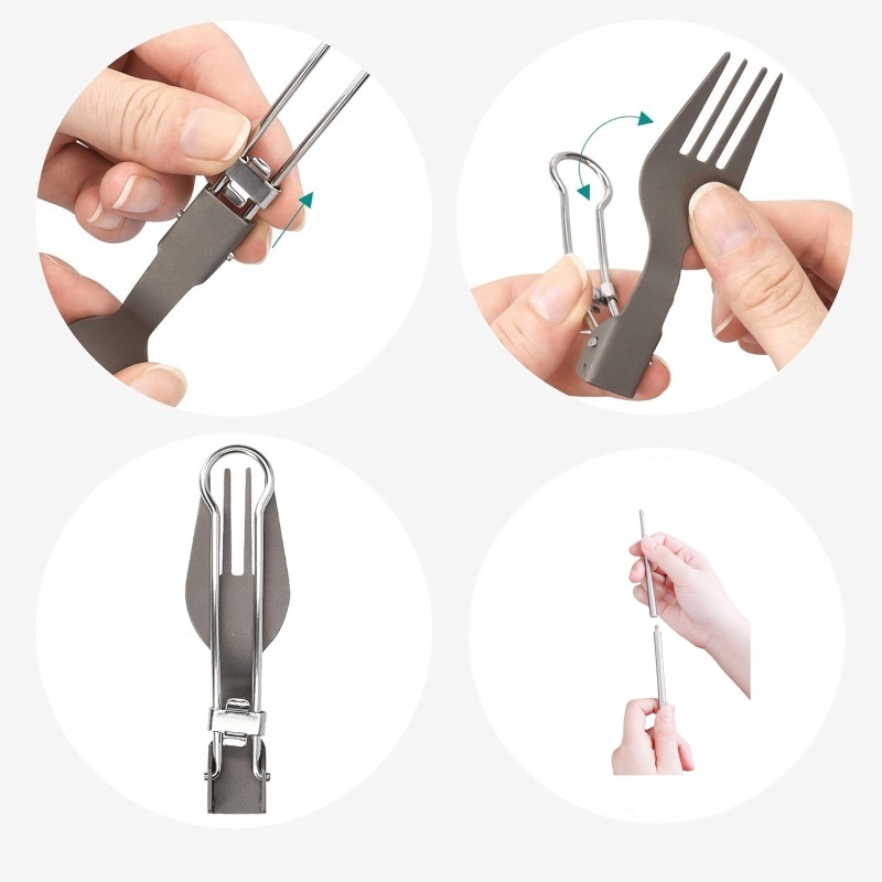 Ensemble d'ustensiles pliables - Foldable Backpack Small avis et prix