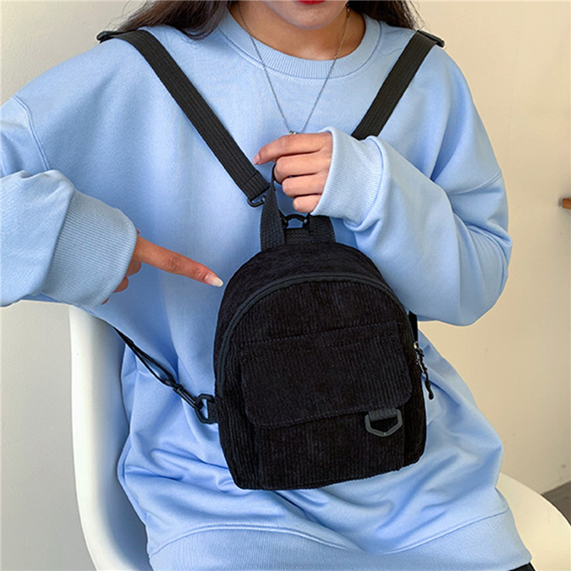 Couleur unie Mini sac à dos ve - Fashion Backpack Women avis et prix